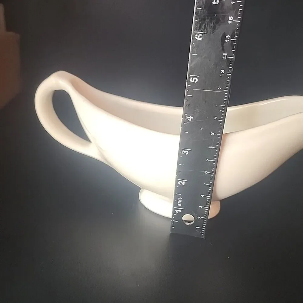 USQMC Military July 15th 1940 Jackson China Gravy Boat W431 QM #3258 WW II Era